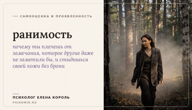 ранимость: почему тебя задевает любое слово и как перестать разваливаться от чужого тона